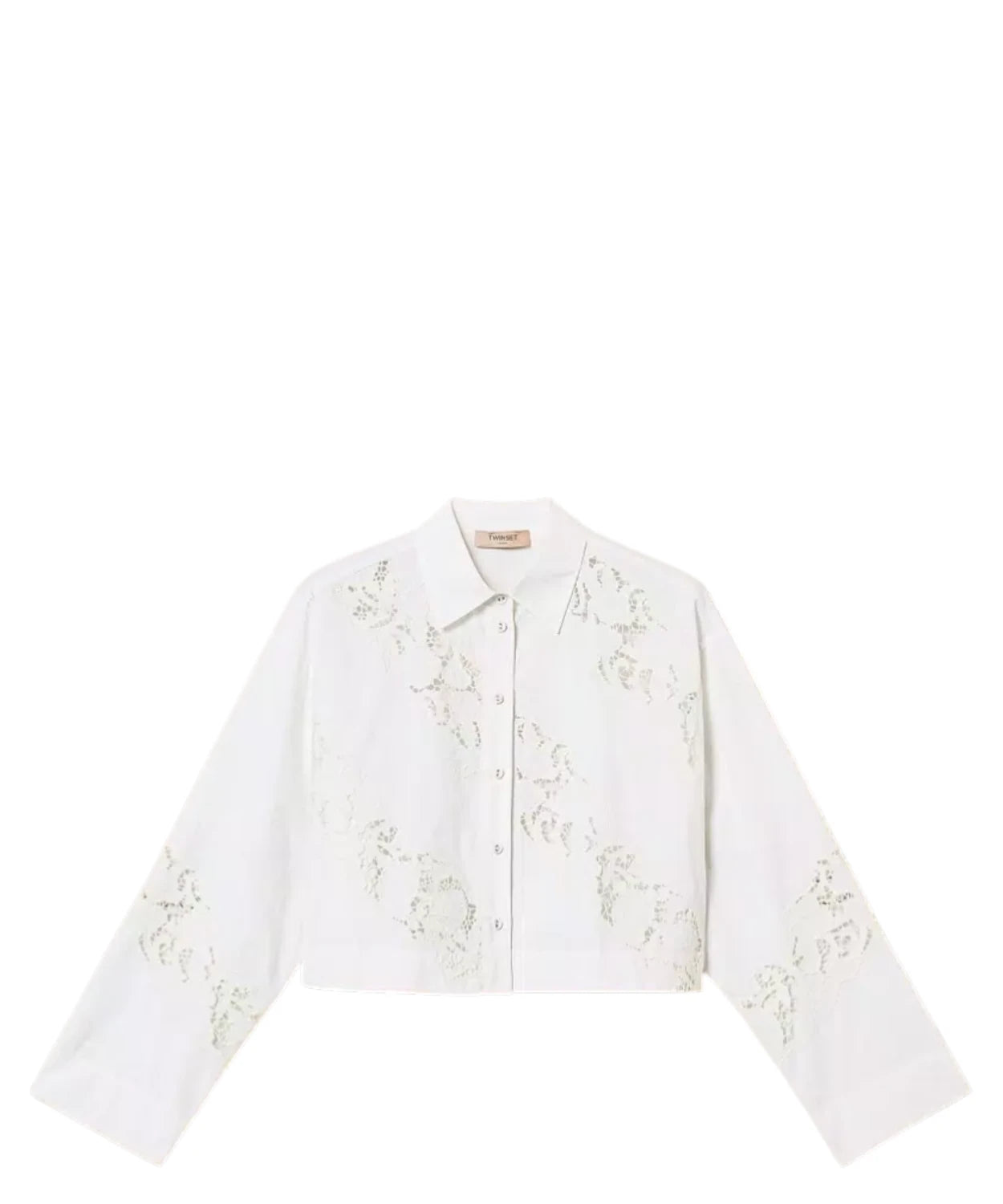 Camicia Donna Popeline e Sangallo Twinset