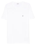 T-shirt Regular in Jersey Fiammato con Logo D-T-shirt-Dondup-Vittorio Citro Boutique
