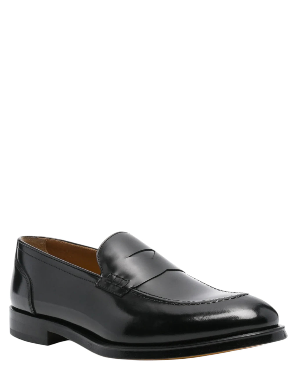 Mocassins Homme Cuir Brossé Noir - Élégance Made in Italy