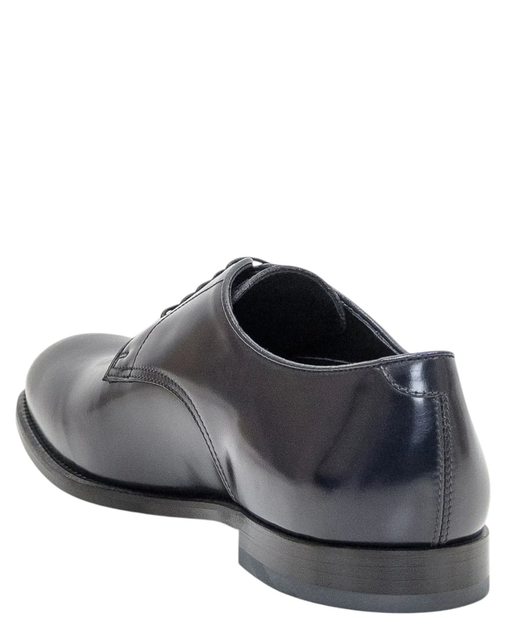 Derbies Doucal’s en cuir bleu brossé