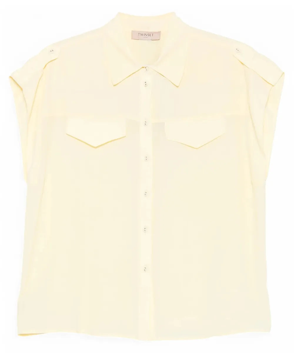 Camicia in Viscosa e Seta-Twinset-Camicie-Vittorio Citro Boutique