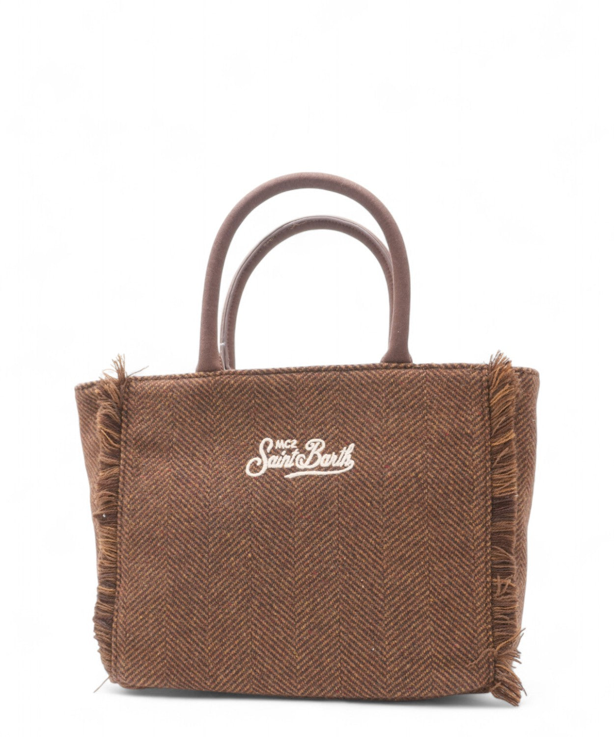 Borsa Colette Wool in lana spigata-Mc2 Saint Barth-Borse a mano-Vittorio Citro Boutique
