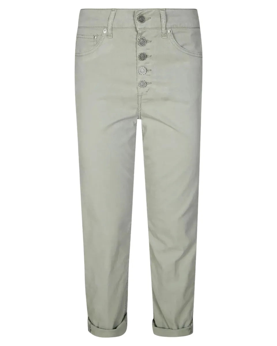 Pantaloni Koons Bot Giole Verde Salvia-Pantaloni-Dondup-Vittorio Citro Boutique