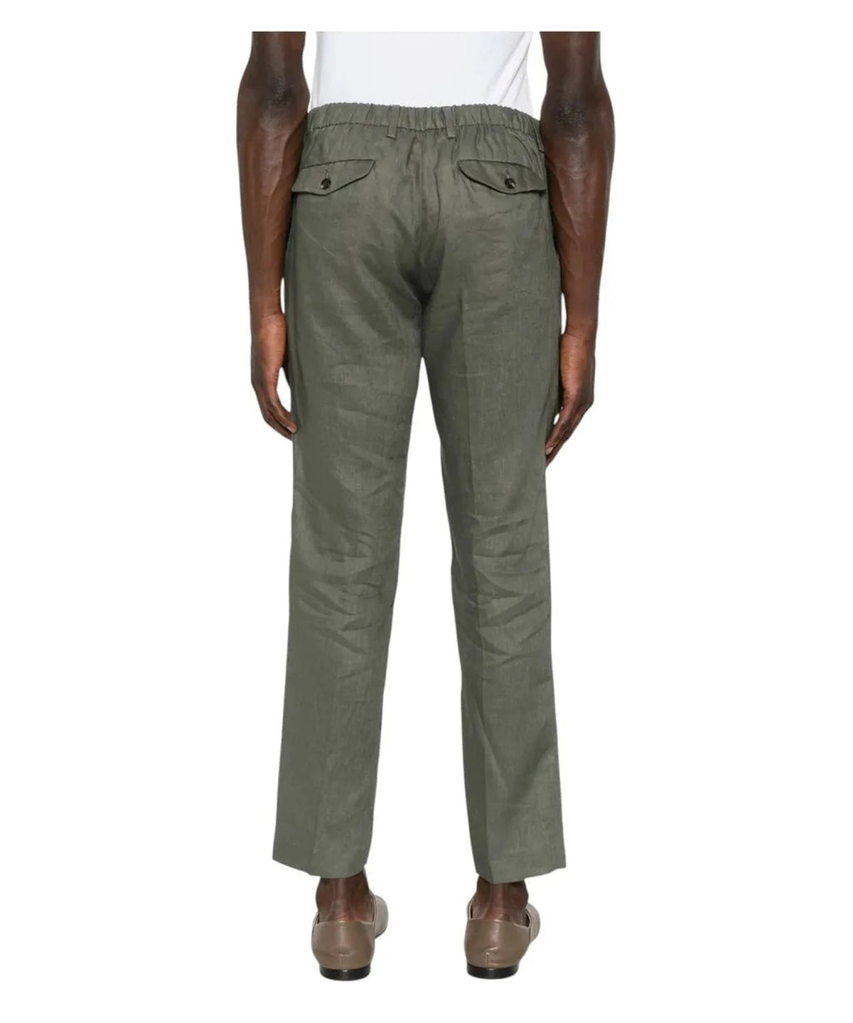 Pantaloni Denny in Lino Made in Italy-Michael Coal-Pantaloni-Vittorio Citro Boutique