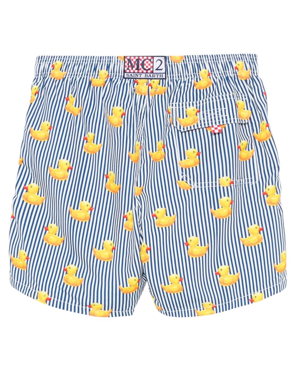 Costume a Righe Verticali stampa duck-Mc2 Saint Barth-Costumi da bagno-Vittorio Citro Boutique