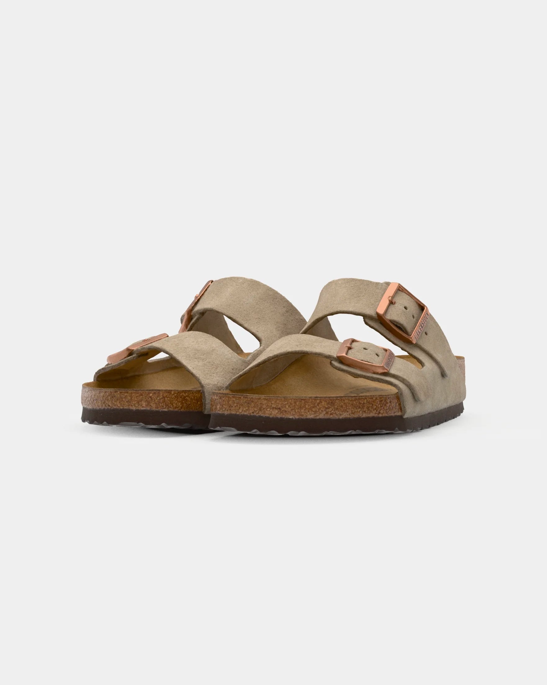 Sandali Birkenstock Arizona Suede Taupe