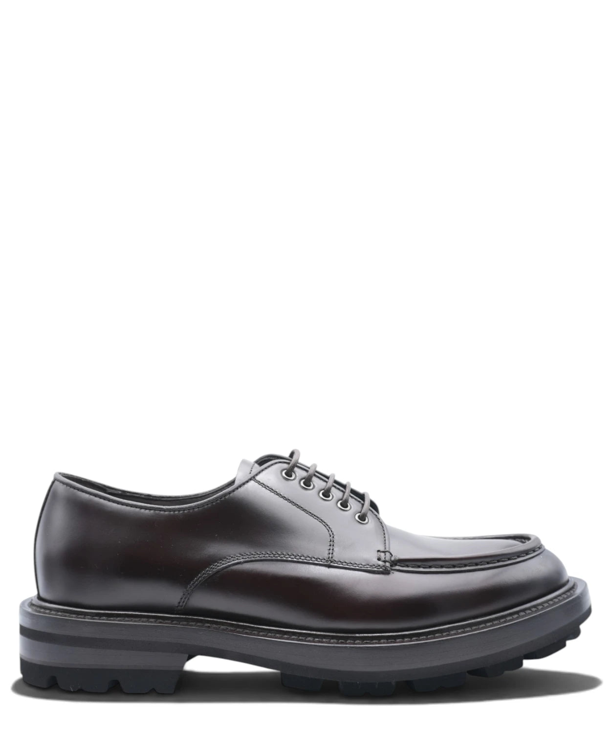 Stringata Uomo Barrett con Pelle Polished Ebano