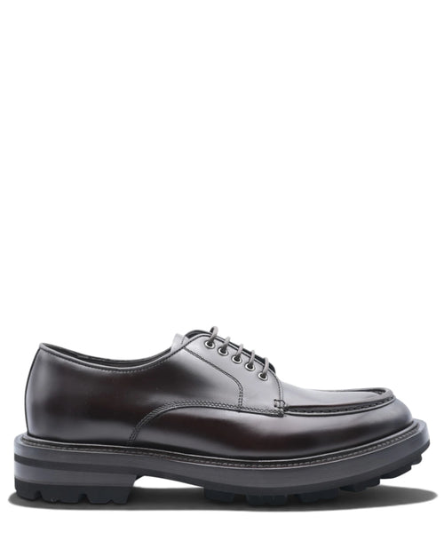 Stringata Uomo Barrett con Pelle Polished Ebano