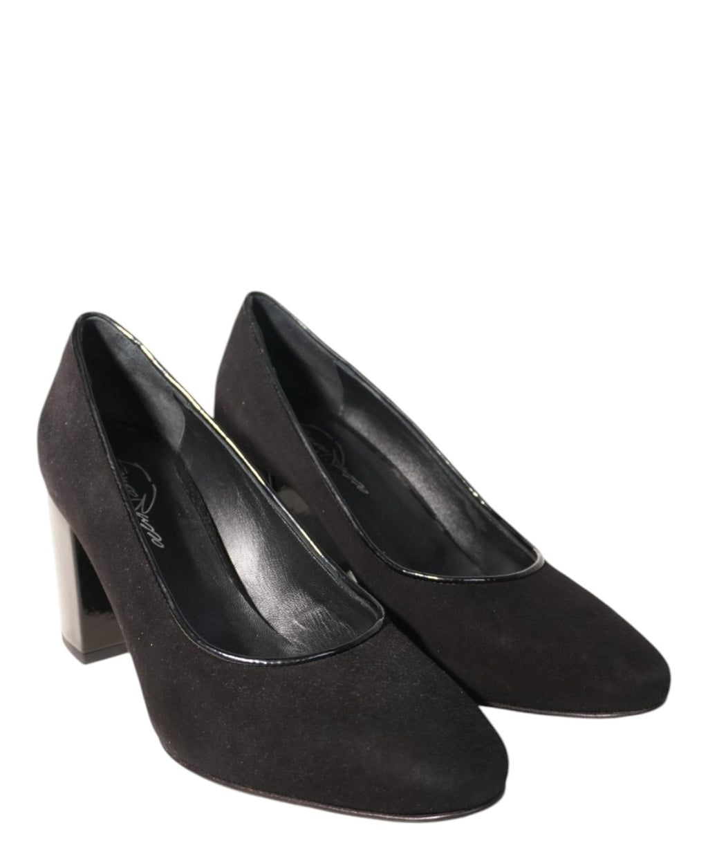 Escarpin femme en daim noir - Franco Russo
