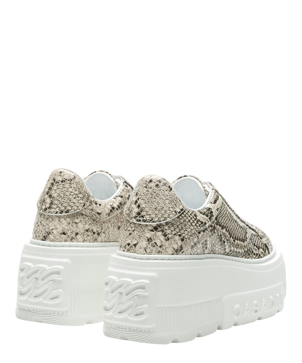 Sneakers Casadei Nexus Basilisco in vitello pitonato