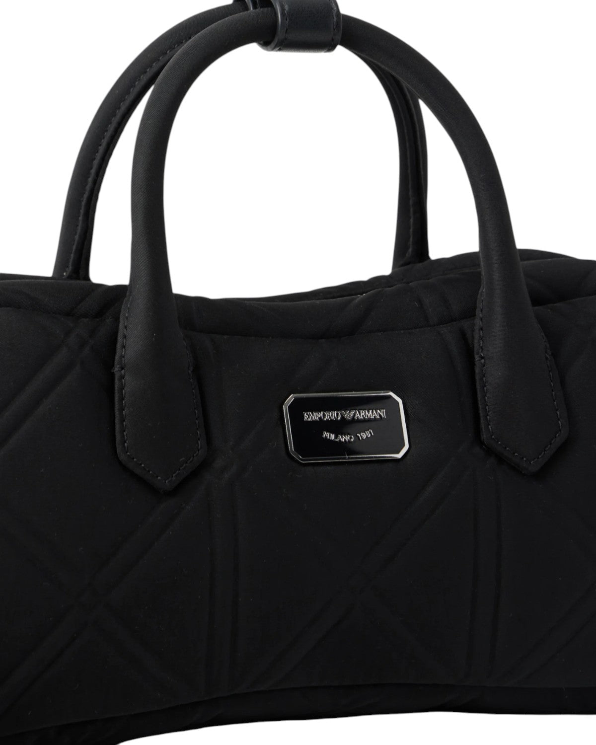 Sac à main Cassandra Bauletto noir avec bandoulière réglable
