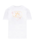 T-shirt bianca in cotone con stampa illustrata-Twinset-T-shirt-Vittorio Citro Boutique