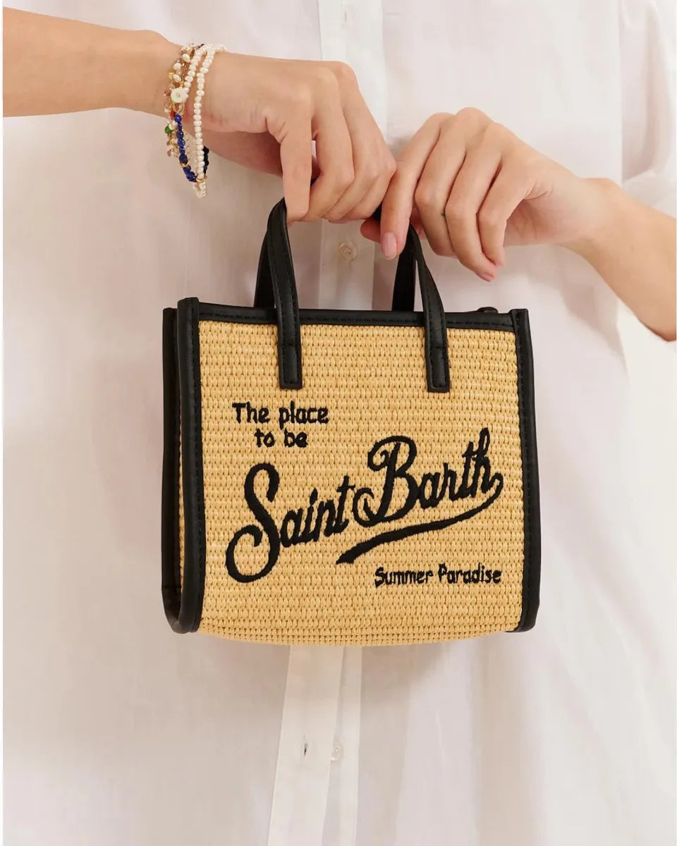 Borsa a mano Mini Vivian in paglia-Borse a mano-Mc2 Saint Barth-Vittorio Citro Boutique