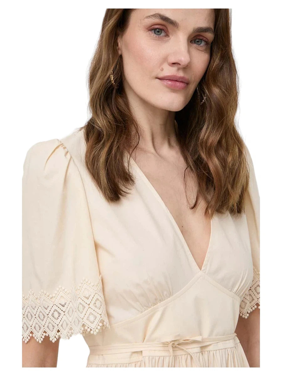 Vestito con Inserti in Pizzo-Twinset-Abiti-Vittorio Citro Boutique