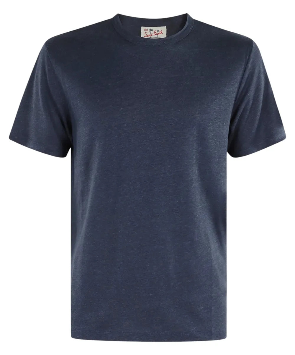 T-shirt uomo Ecstasea in jersey di lino-T-shirt-Mc2 Saint Barth-Vittorio Citro Boutique