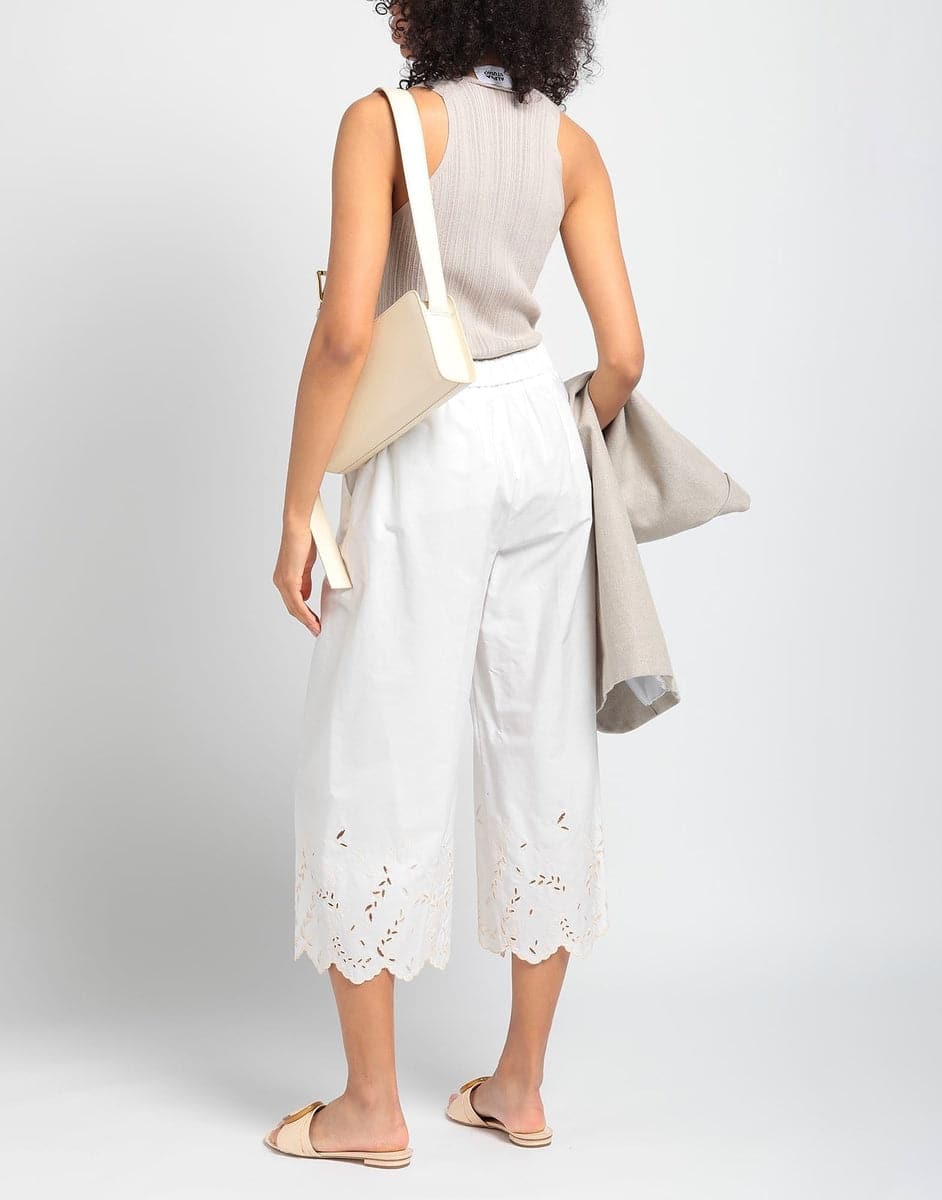 Pantaloni cropped e culottes-Blubianco-Pantaloni-Vittorio Citro Boutique