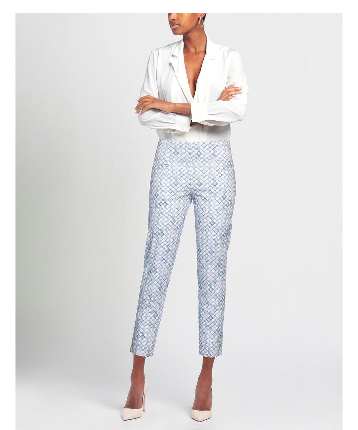 Pantalone santorini-Blubianco-Pantaloni-Vittorio Citro Boutique