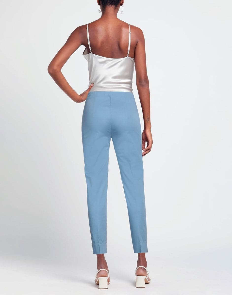 Pantalone in cotone-Blubianco-Pantaloni-Vittorio Citro Boutique