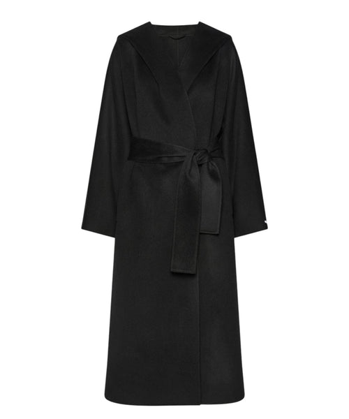 Cappotto Donna Kimono in Pura Lana Vergine con Cintura