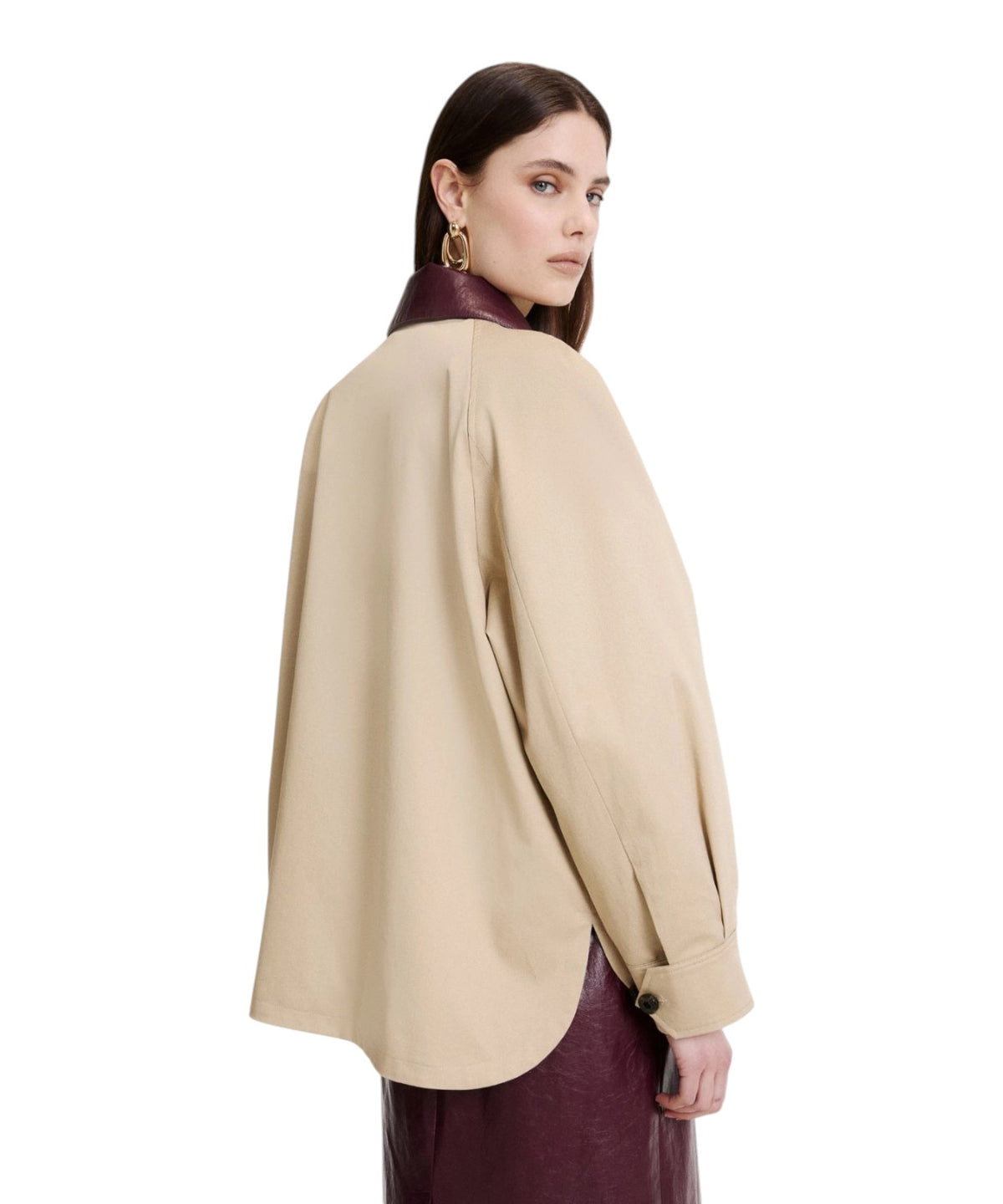 Giaccone Donna in Gabardina Stretch