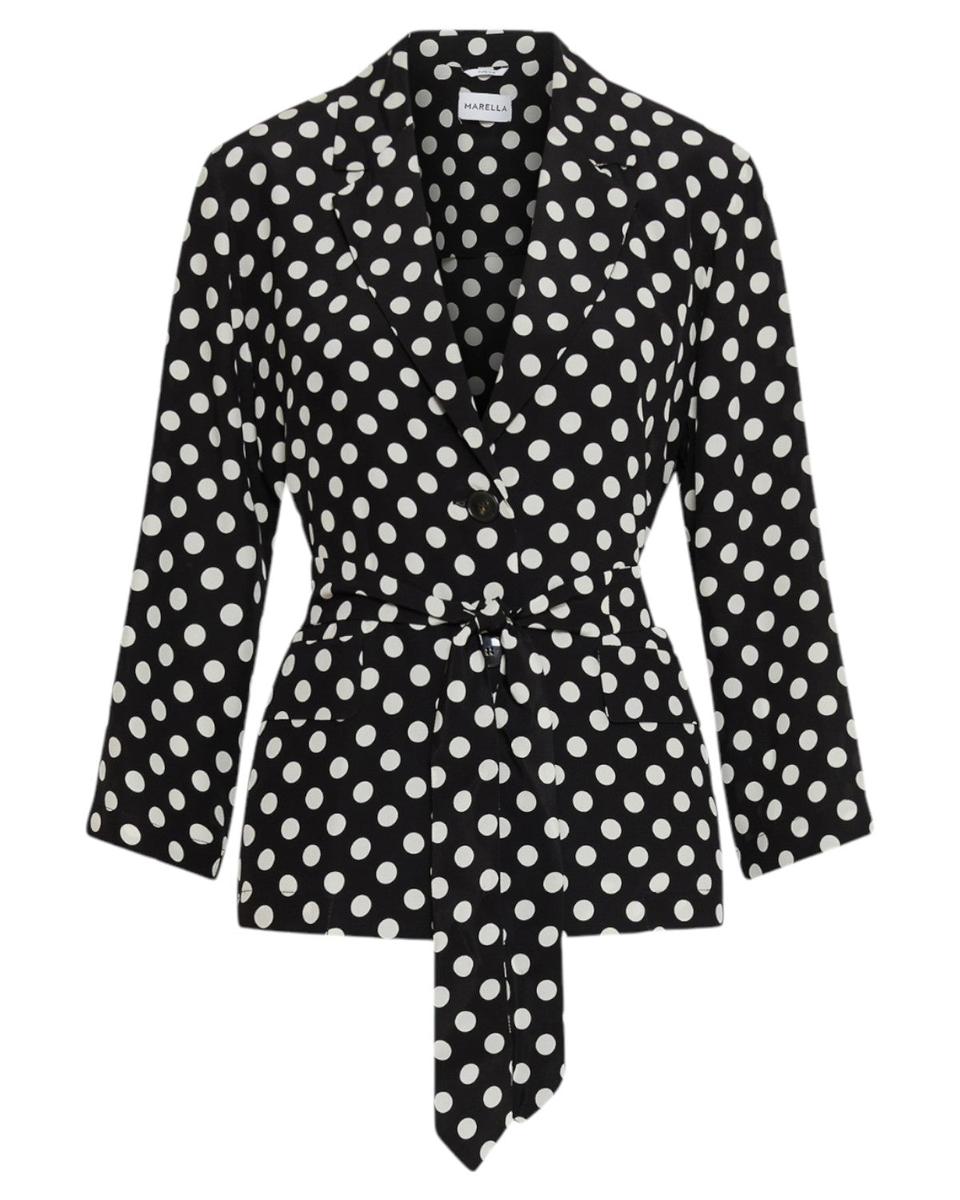 Blazer in Seta con Cintura-Marella-Giacche-Vittorio Citro Boutique