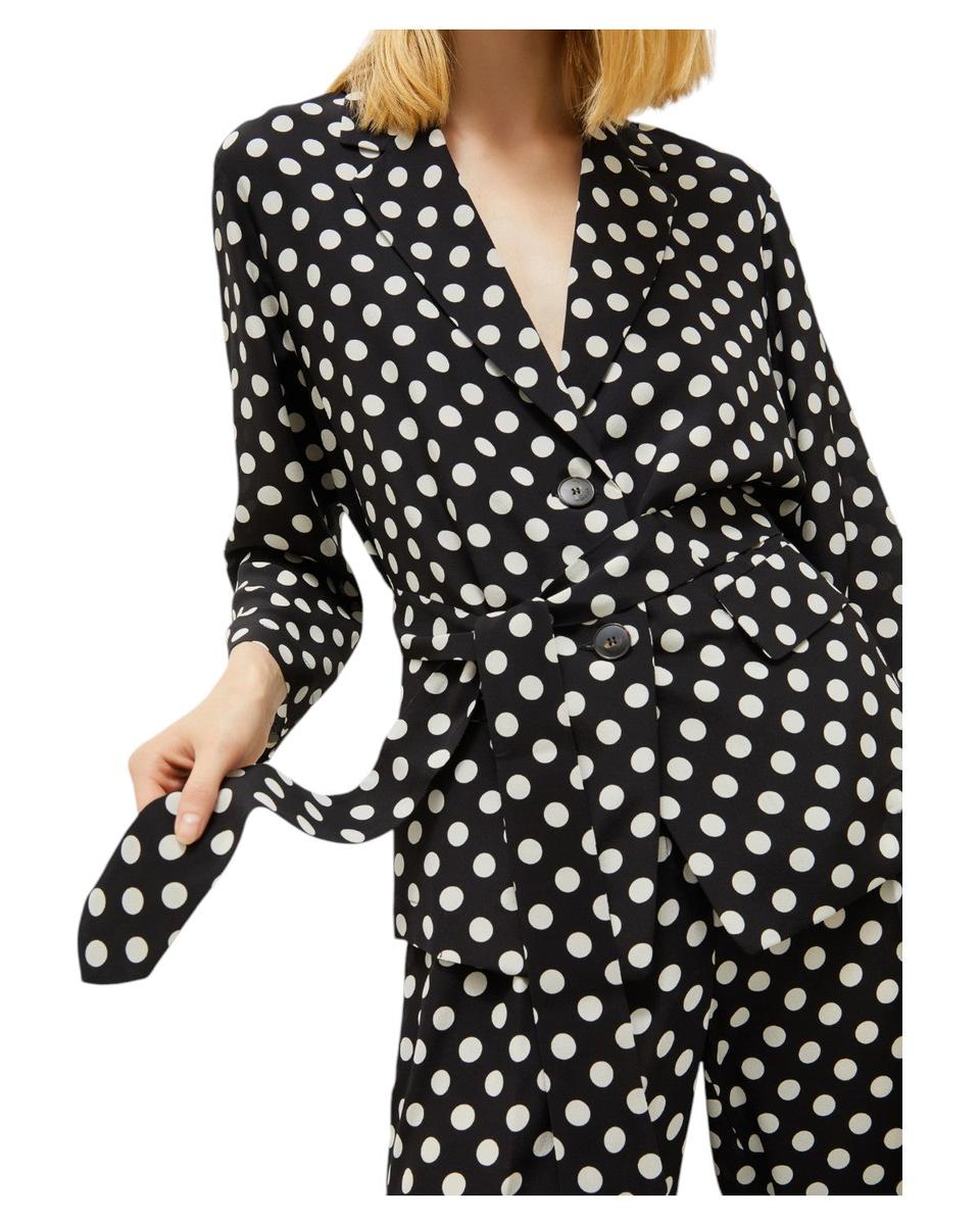 Blazer in Seta con Cintura-Marella-Giacche-Vittorio Citro Boutique