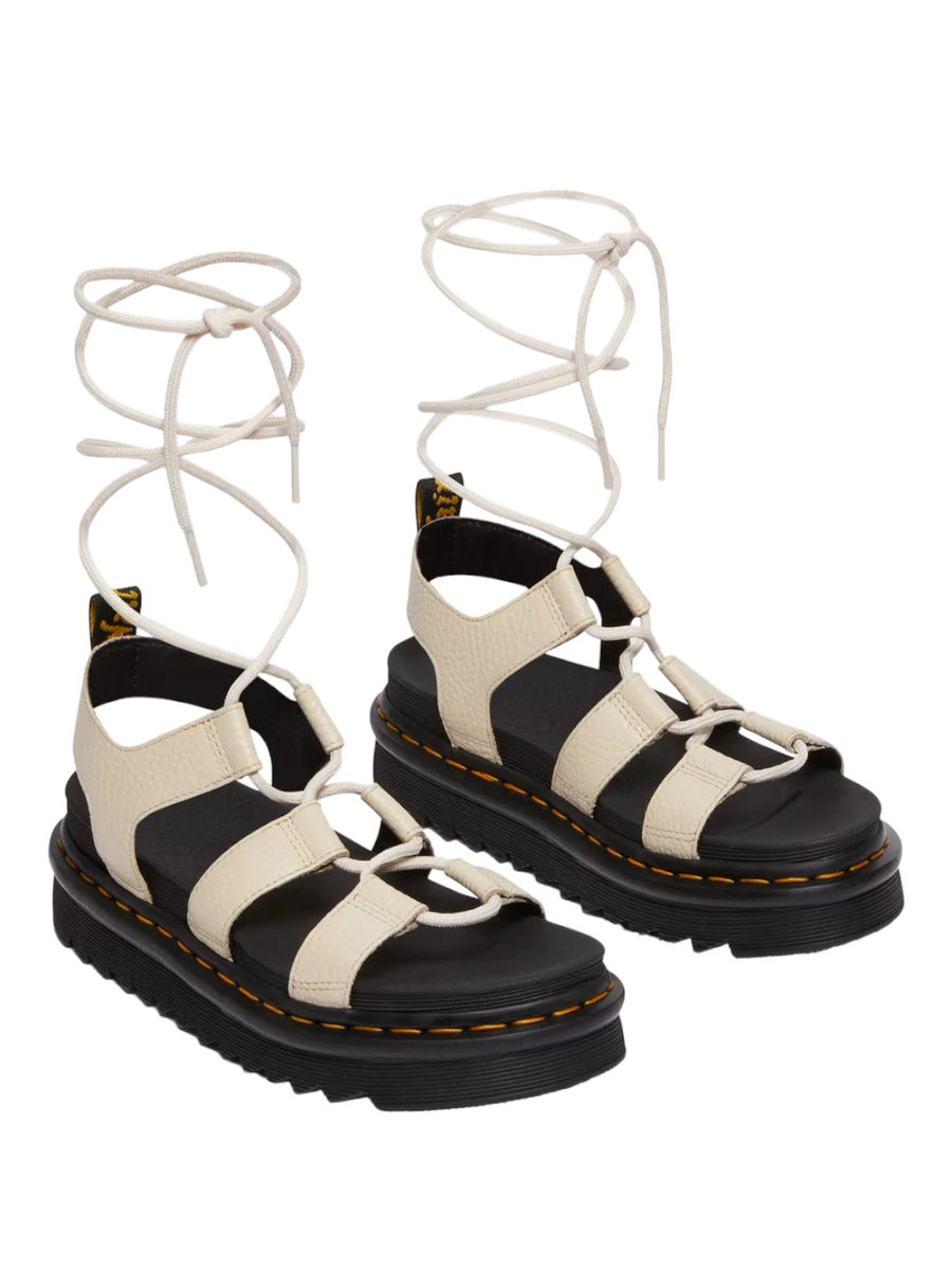 Sandali nartilla in pelle con lacci-Sandali-Dr. Martens-Vittorio Citro Boutique