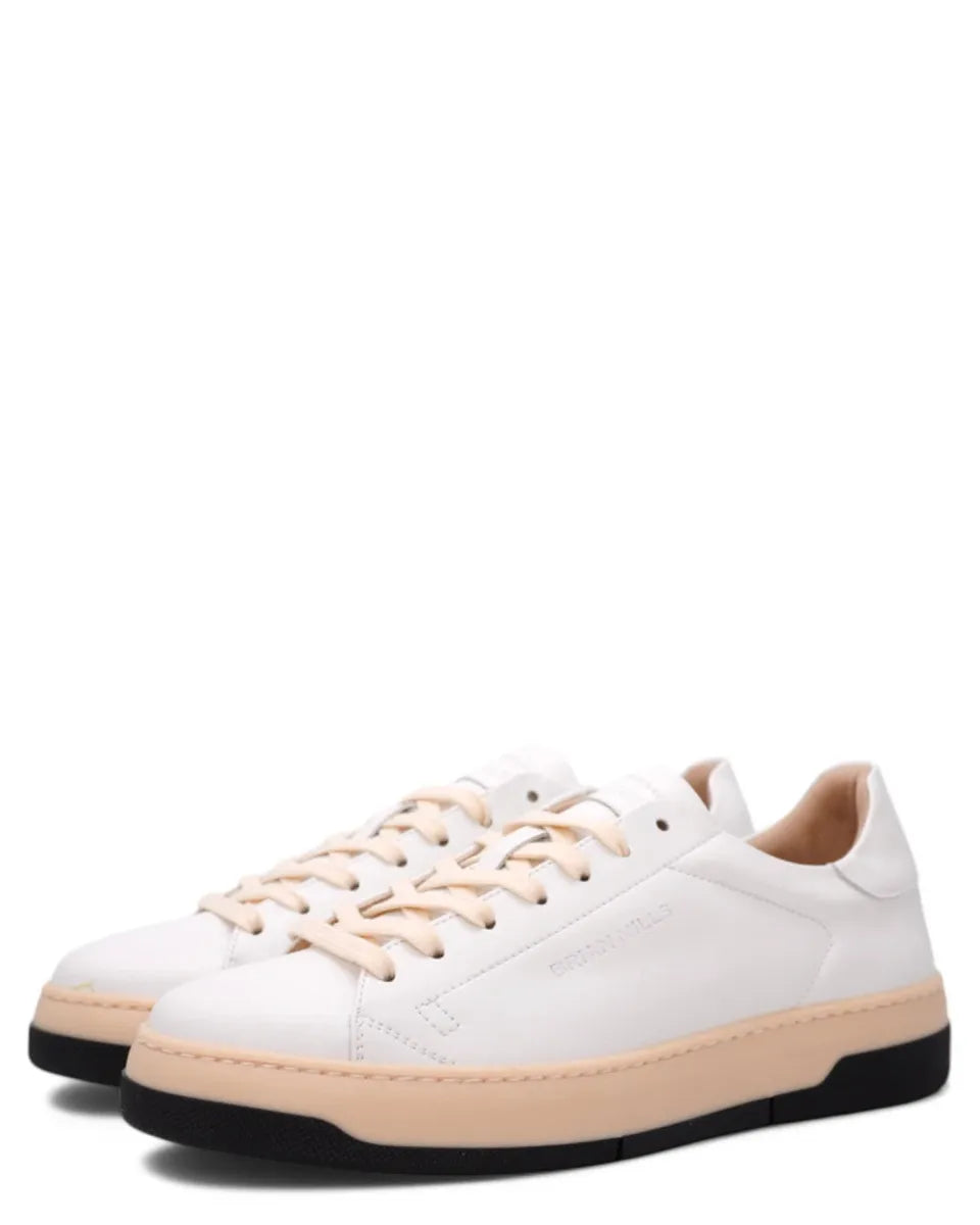 Sneakers in Pelle con Suola Bicolore-Brian Mills-Sneakers-Vittorio Citro Boutique