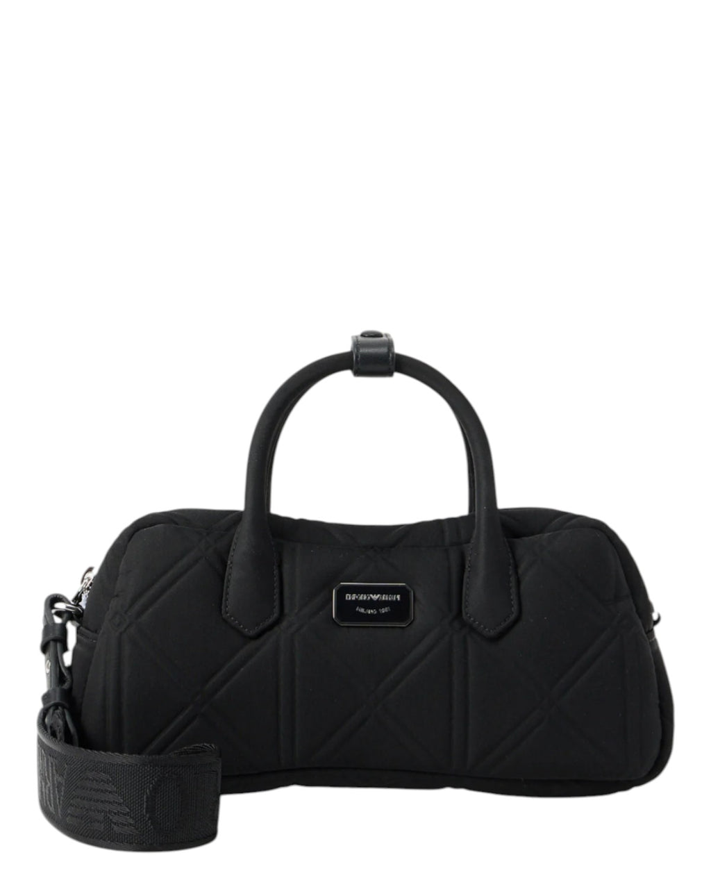 Sac à main Cassandra Bauletto noir avec bandoulière réglable