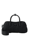 Sac à main Cassandra Bauletto noir avec bandoulière réglable