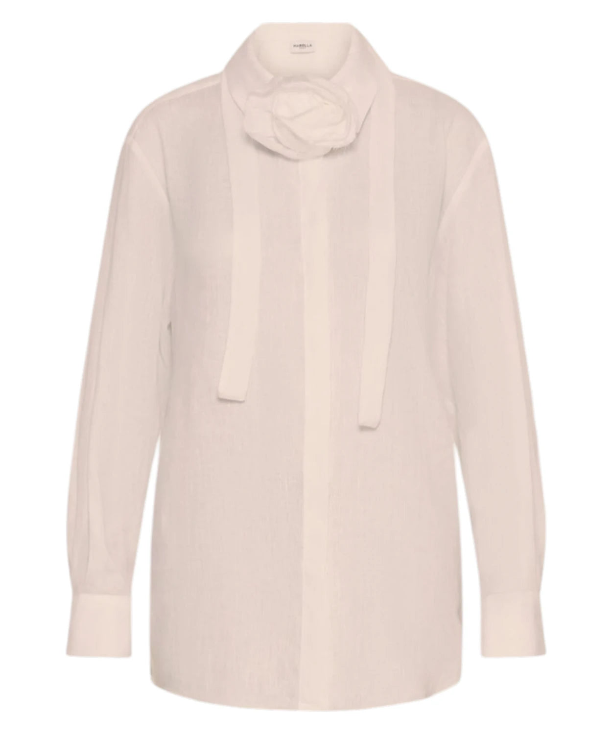 Chemise Marella EDITORE en pur lin avec foulard