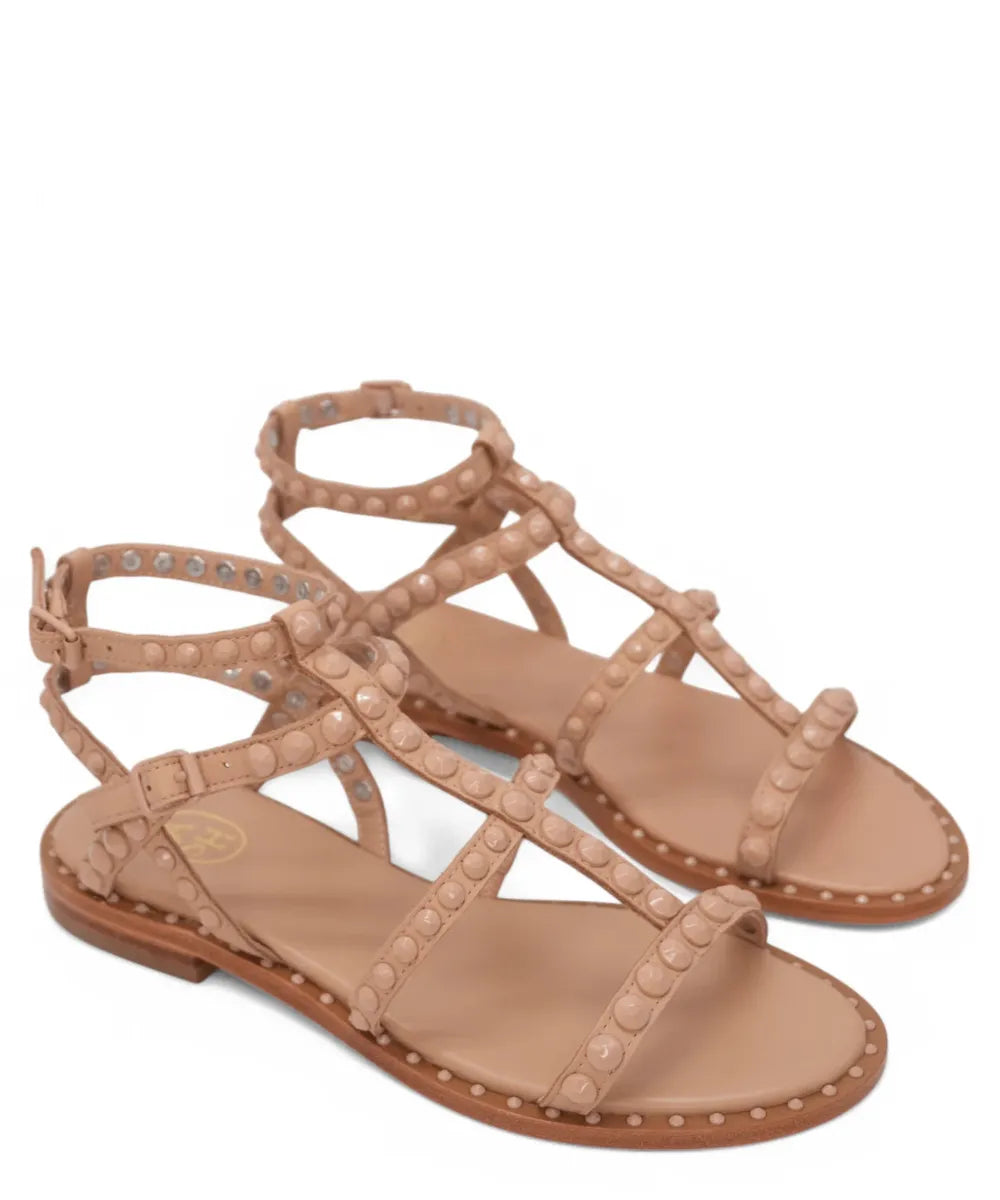 Sandali Precious Bis in Pelle con Borchie e Doppia Fibbia-ASH-Sandali-Vittorio Citro Boutique