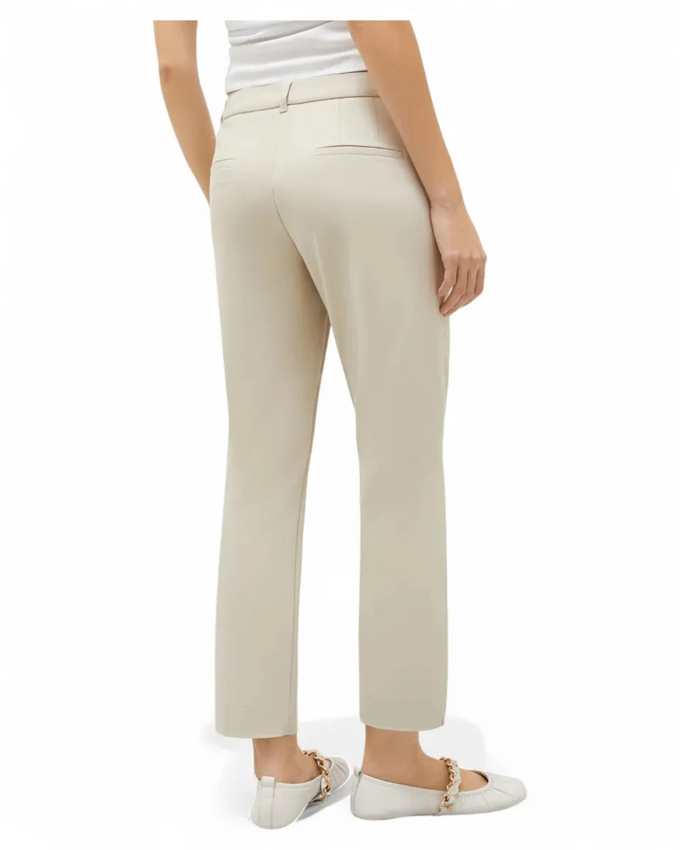 Pantalone in Cotone Stretch a Sigaretta-Marella-Pantaloni-Vittorio Citro Boutique