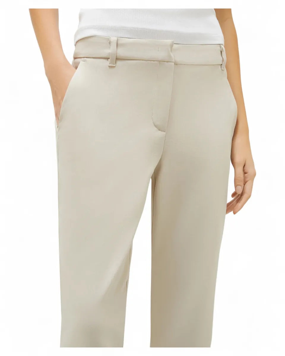 Pantalone in Cotone Stretch a Sigaretta-Marella-Pantaloni-Vittorio Citro Boutique