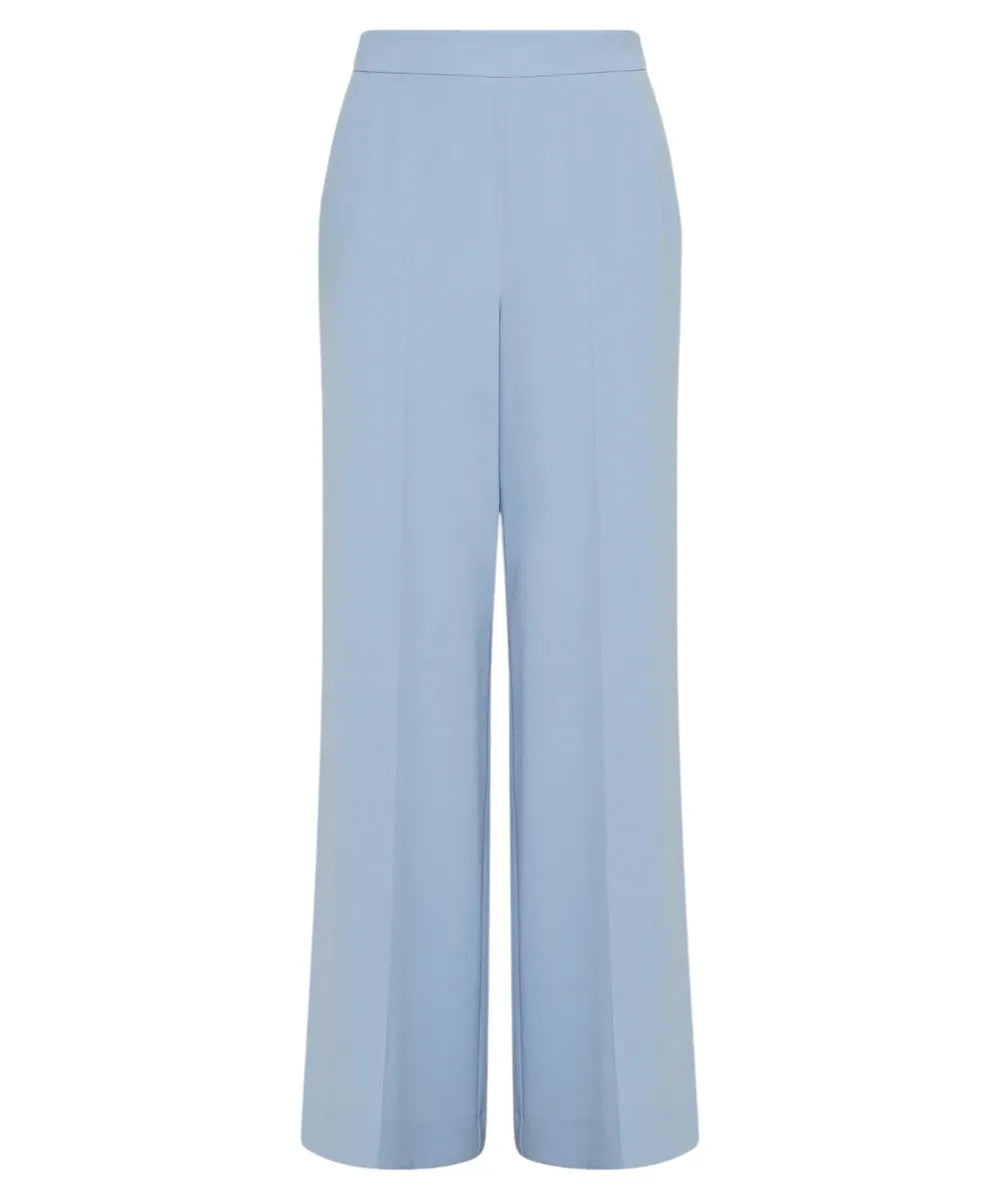 Pantalone Palazzo in Crêpe Envers Satin-Pantaloni-Marella-Vittorio Citro Boutique