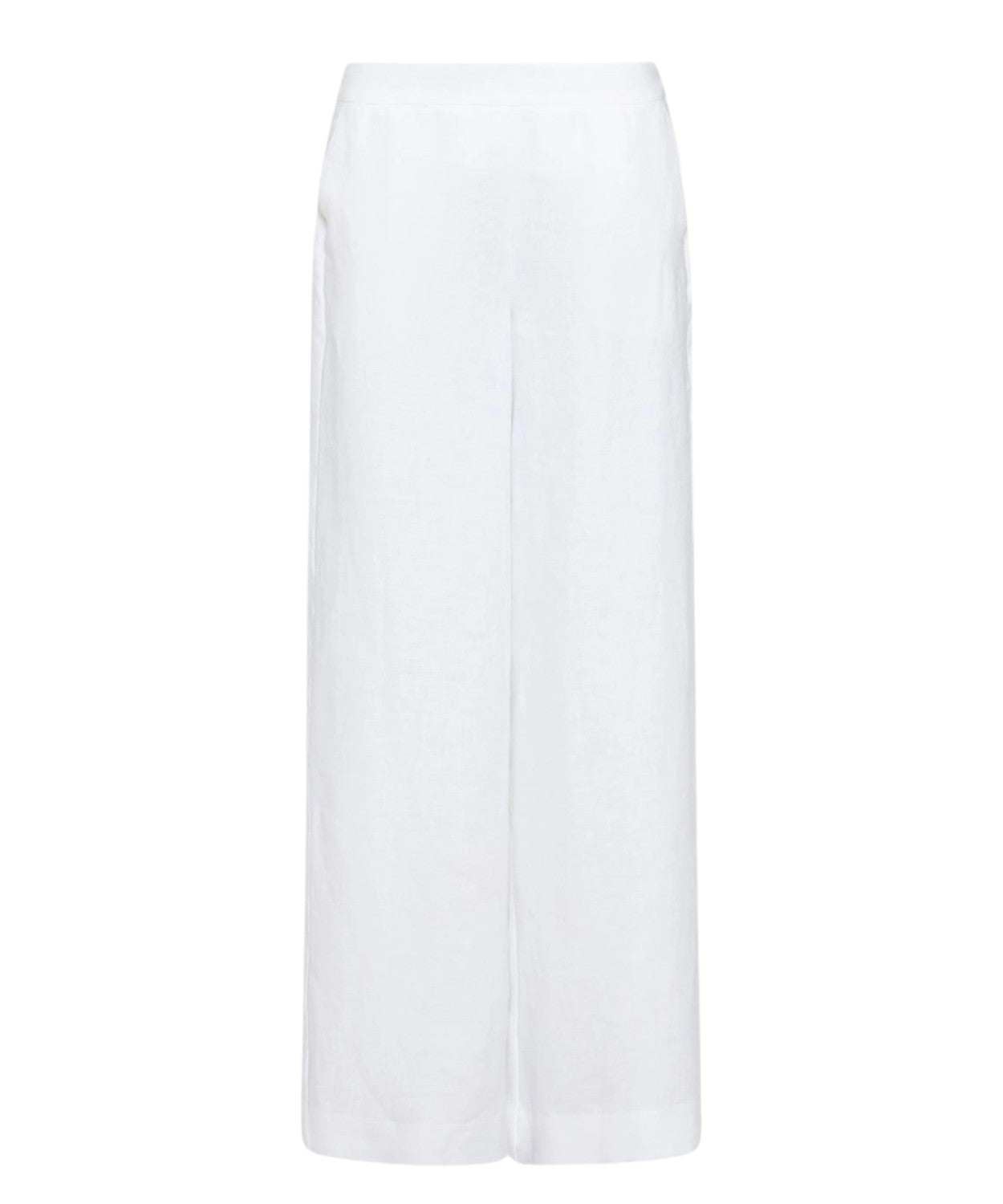Pantalon large en lin délavé