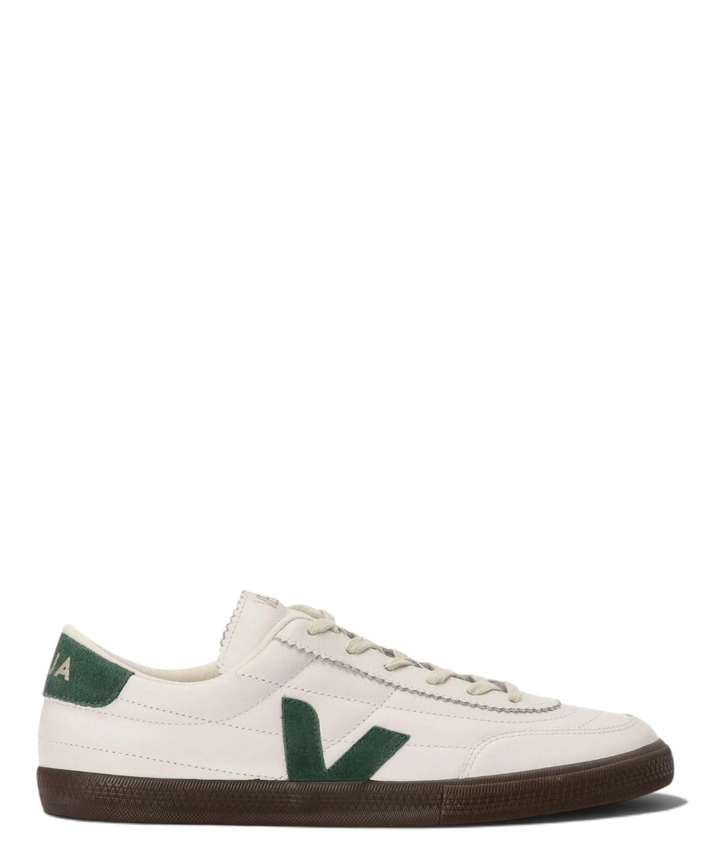Sneaker VEJA Panenka in pelle bianca e verde Cyprus Eagle
