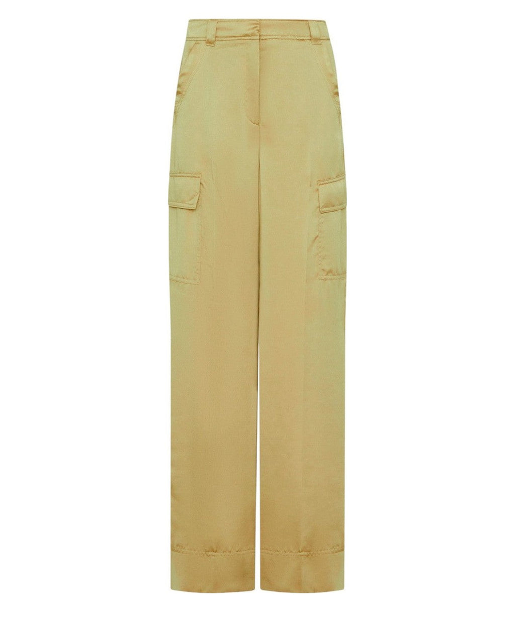 Pantaloni Cargo KHAT in Raso Satin-Marella-Pantaloni-Vittorio Citro Boutique