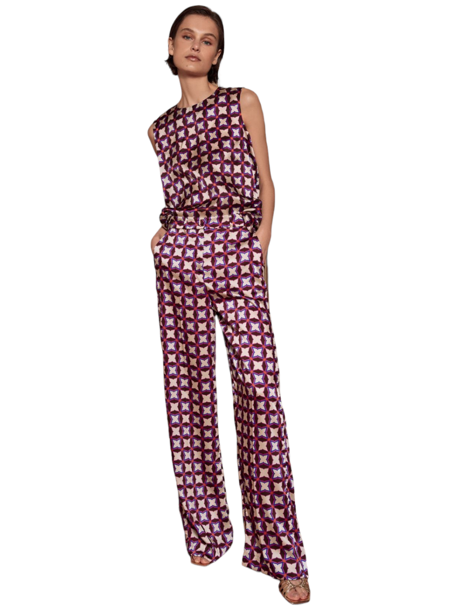 Pantaloni wide leg Eolo-Abiti-Marella-Vittorio Citro Boutique