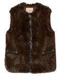 Gilet in Pelliccia Sintetica Bicolor-Twinset-Pellicce e shearling-Vittorio Citro Boutique
