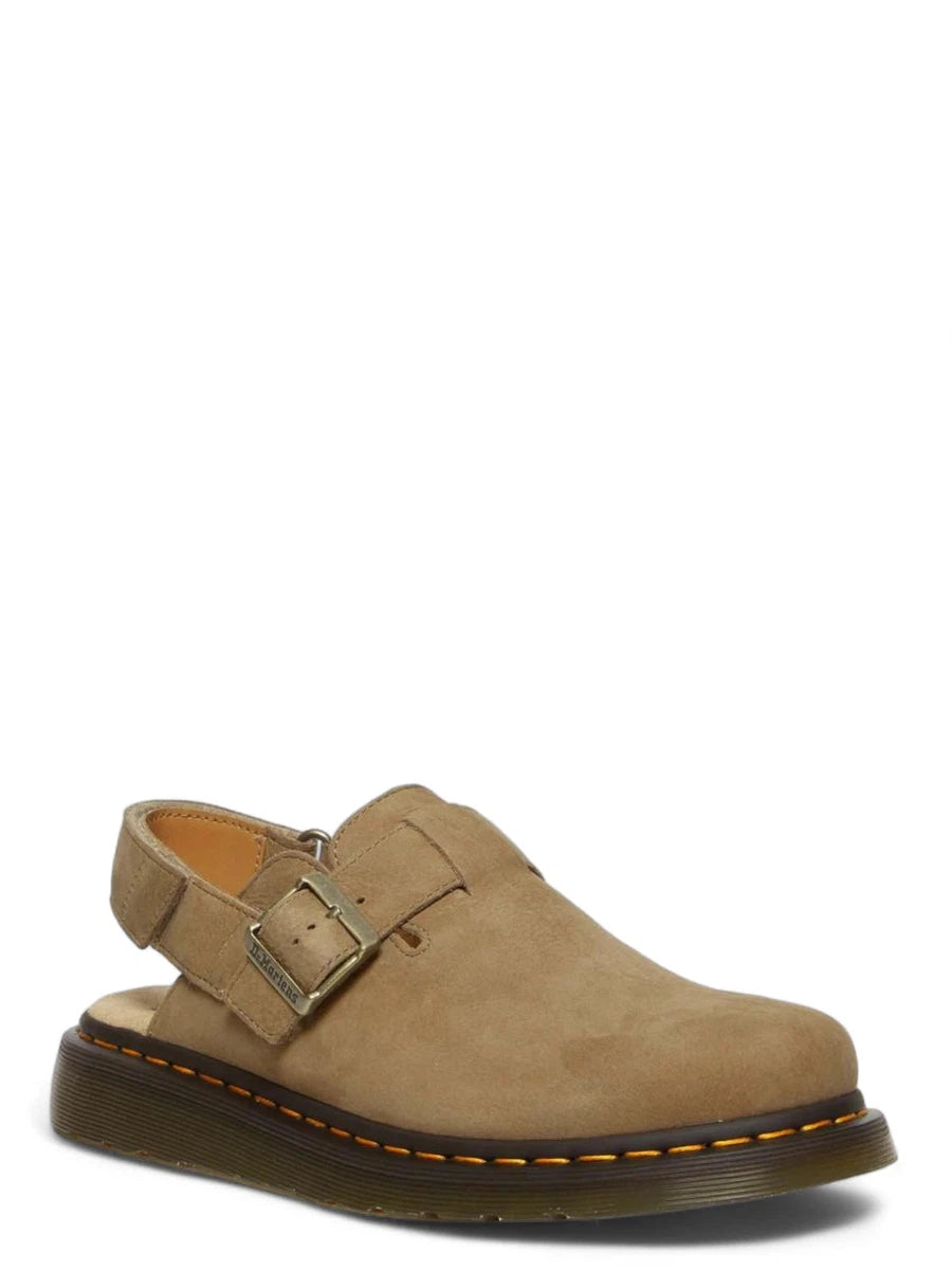 Jorge Mules II in Nabuk Martellata con Cinturino-Dr. Martens-Sandali-Vittorio Citro Boutique