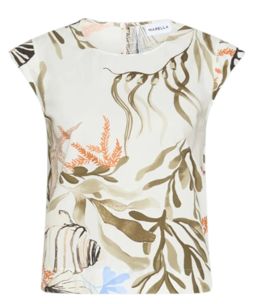 Top AFFINE en coton stretch Marella