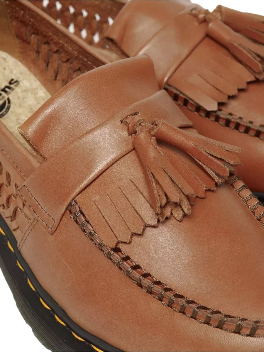 Adrian Tassel Loafer in Pelle Carrara-Dr. Martens-Mocassini-Vittorio Citro Boutique