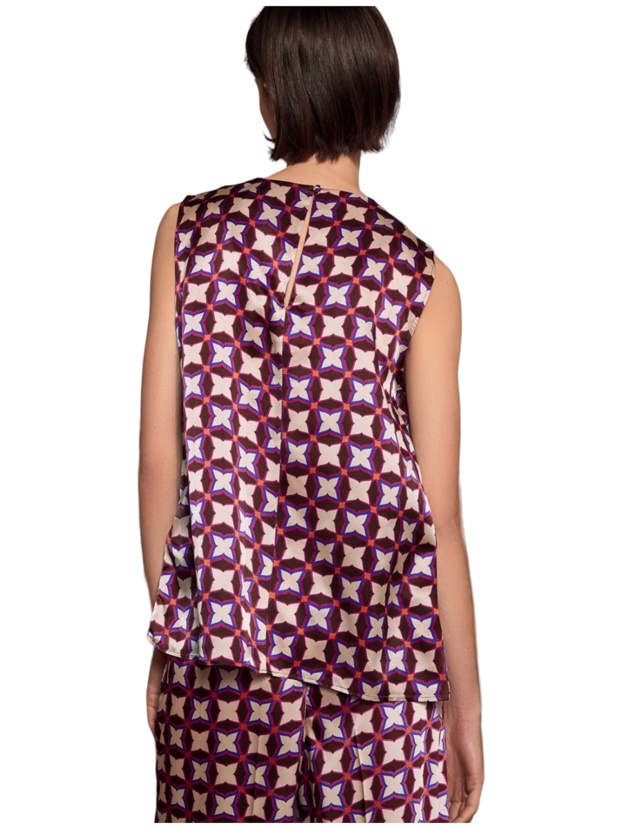 Top in raso Nalut-Marella-Top-Vittorio Citro Boutique