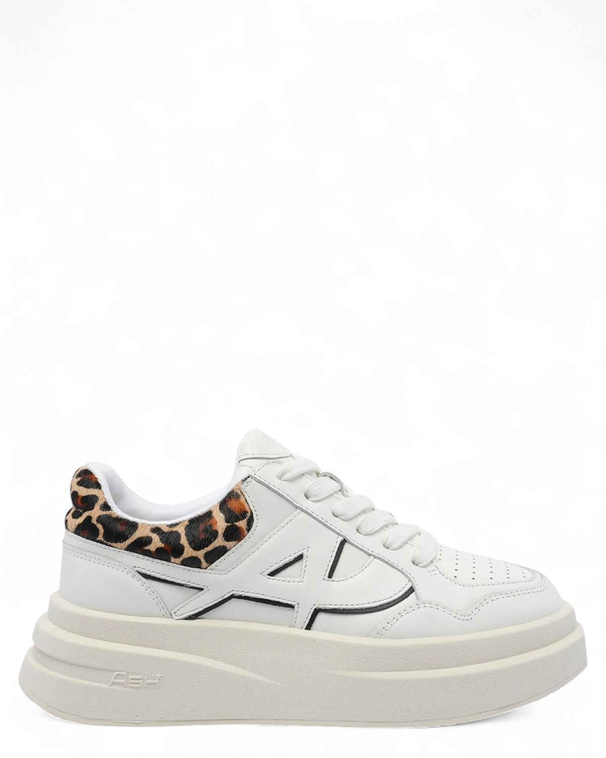 Sneakers Icone con Plateau e Dettaglio Leopardato-ASH-Sneakers-Vittorio Citro Boutique
