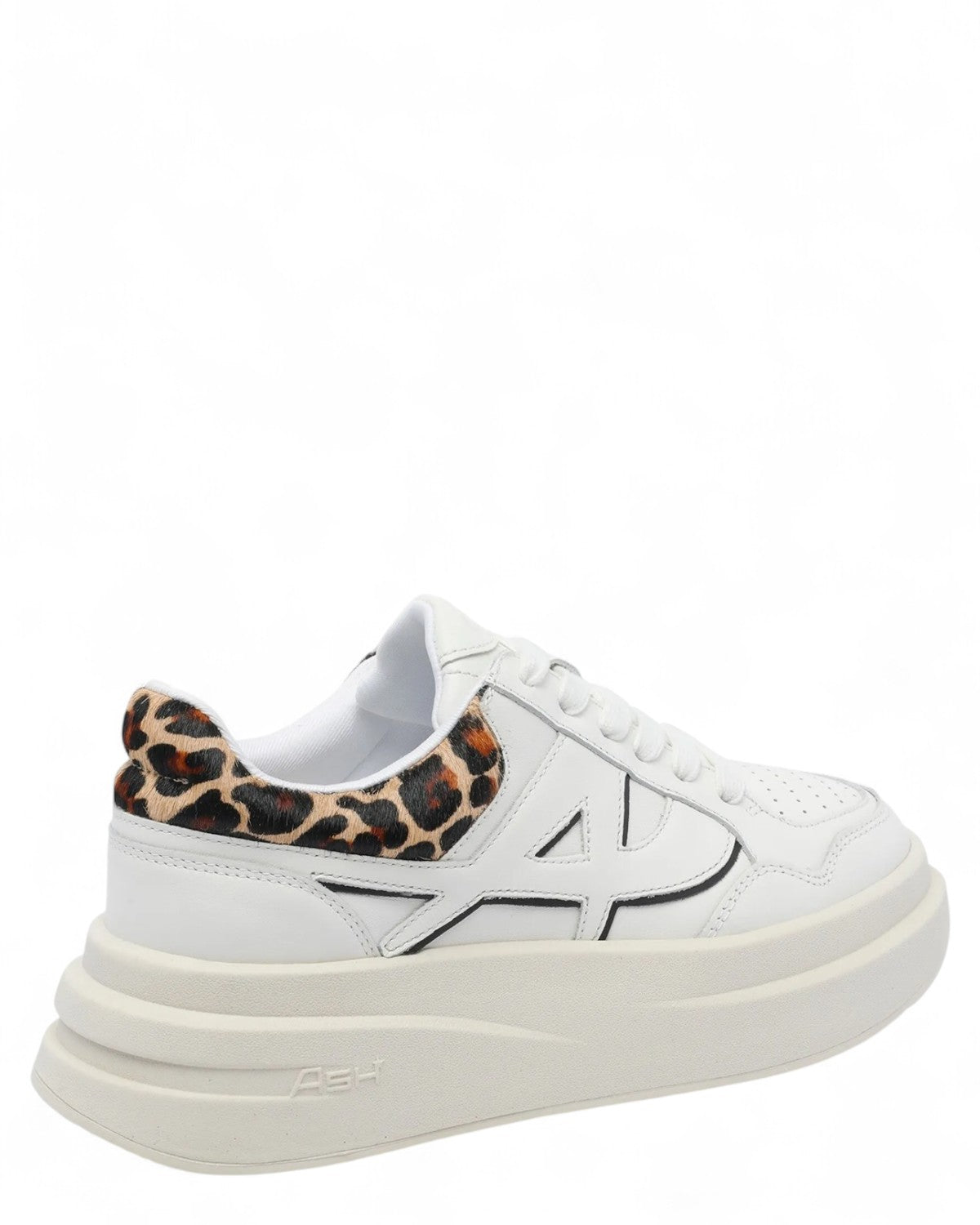 Sneakers Icone con Plateau e Dettaglio Leopardato-ASH-Sneakers-Vittorio Citro Boutique