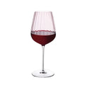 Set de 2 verres à vin rouge Round Up couleur rose antique.
