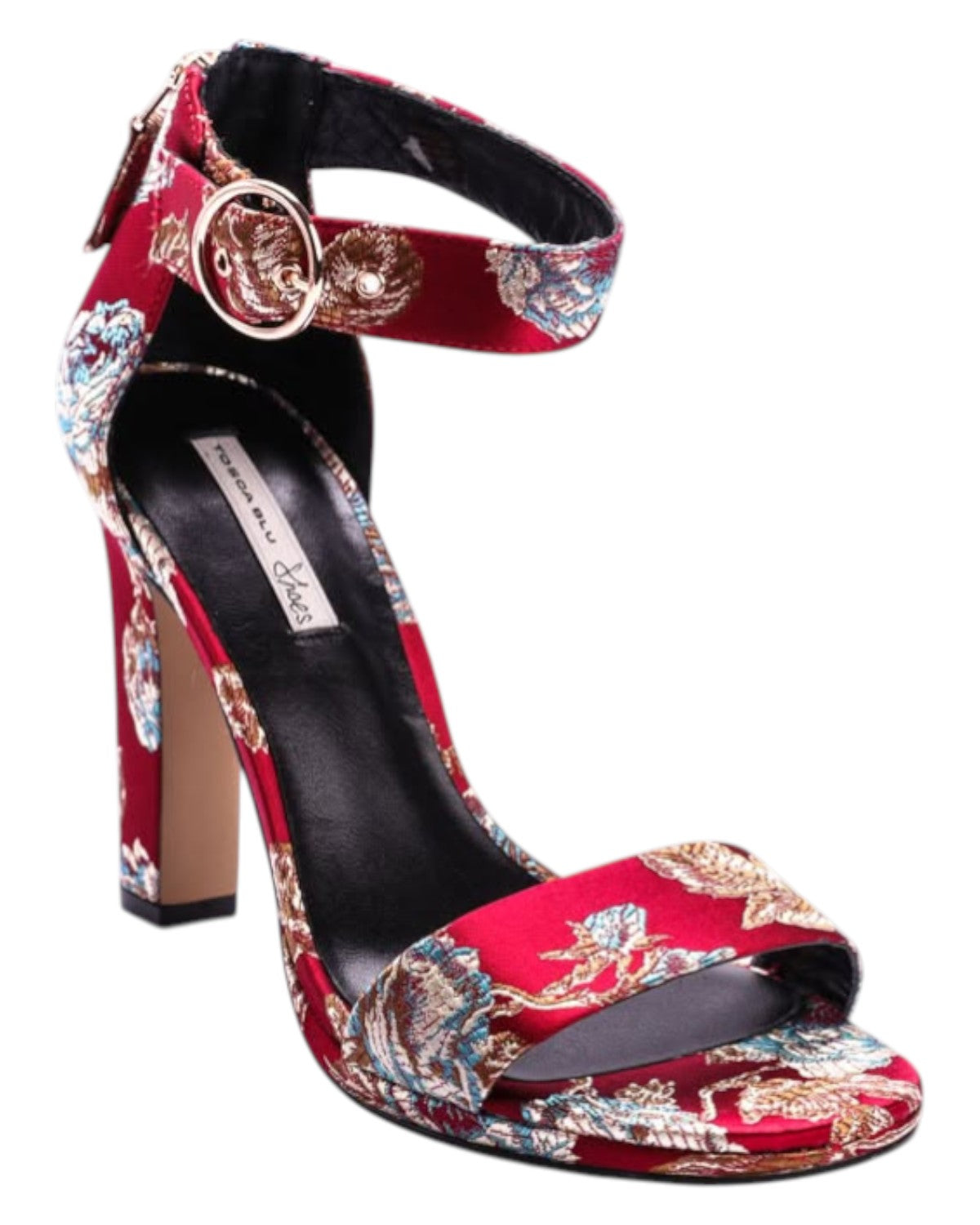 Tosca Blu Sandalo Twist Donna con Tacco e Cinturino alla Caviglia