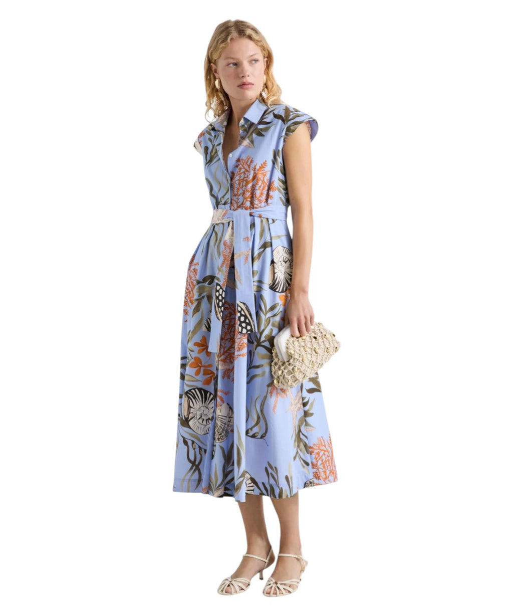 Robe Chemisier Marella PADANA en Popeline Stretch