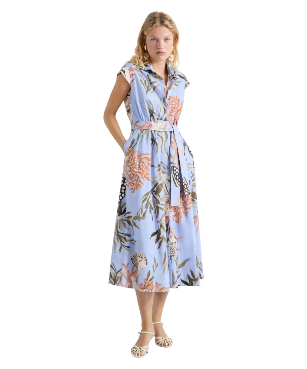 Robe Chemisier Marella PADANA en Popeline Stretch